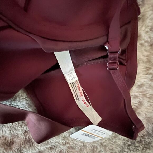 NWTs Free People Brianna Longline UW Bra in Black Sugar Size Small - Picture 5 of 8